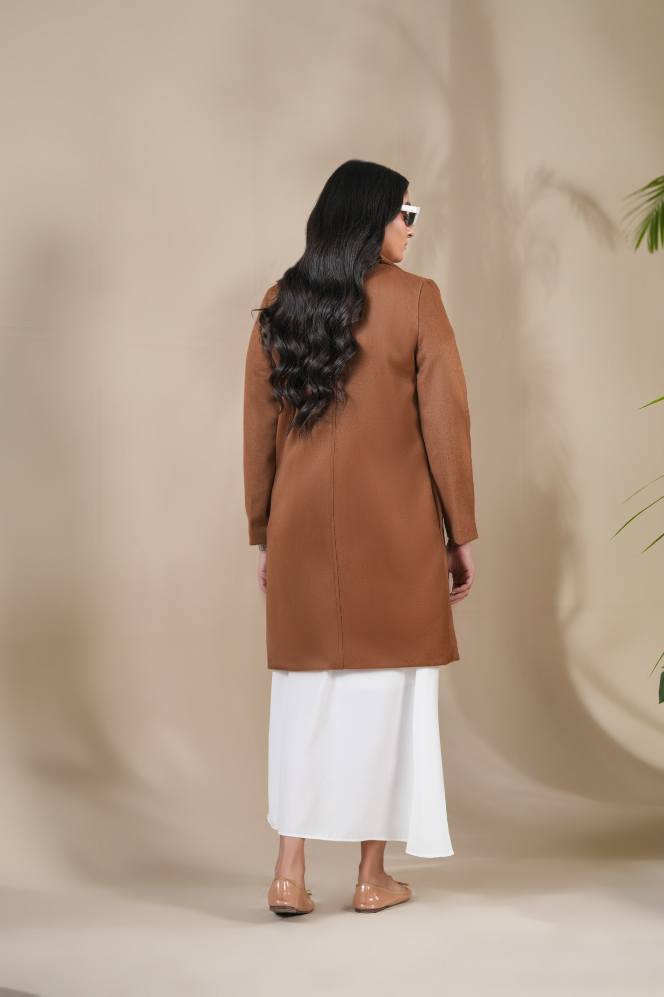 Camel Long Wool Coat