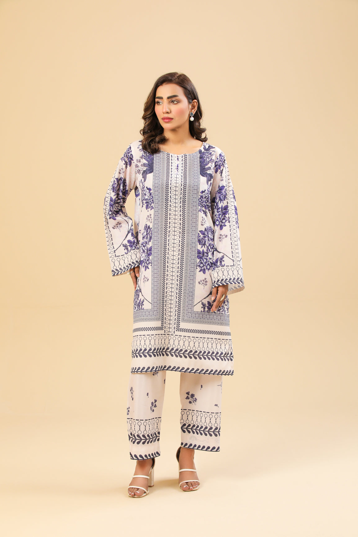 Indigo Stripe - Printed Set