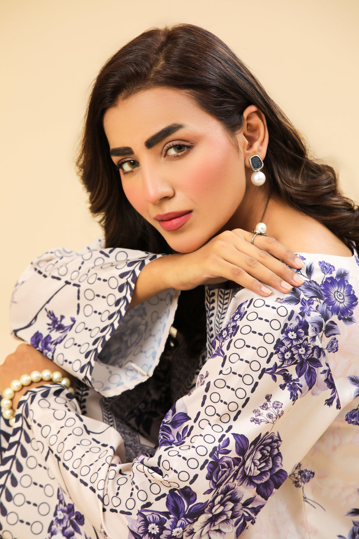 Indigo Stripe - Printed Set