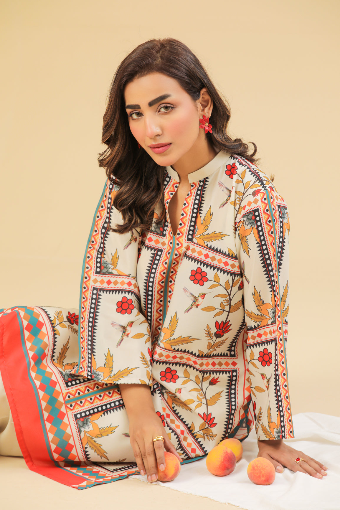 Ivory Blooms - Printed Set