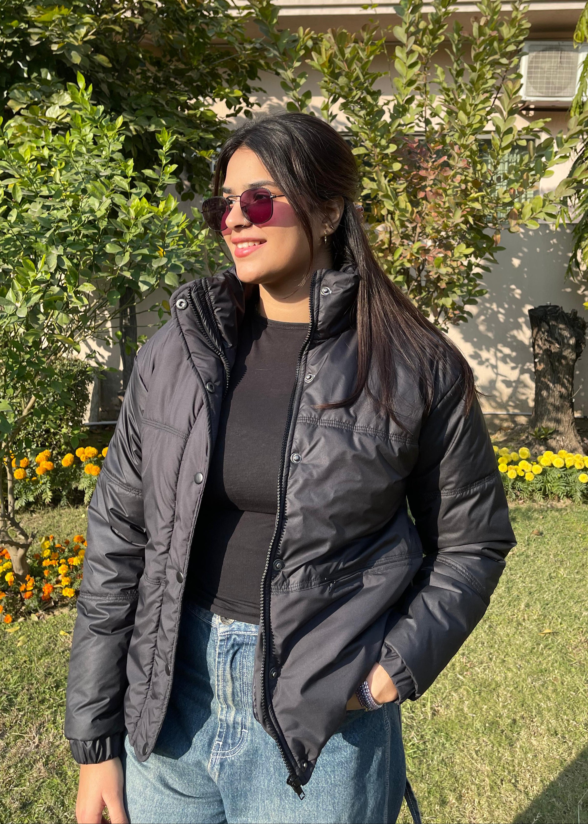Black Puffer Jacket