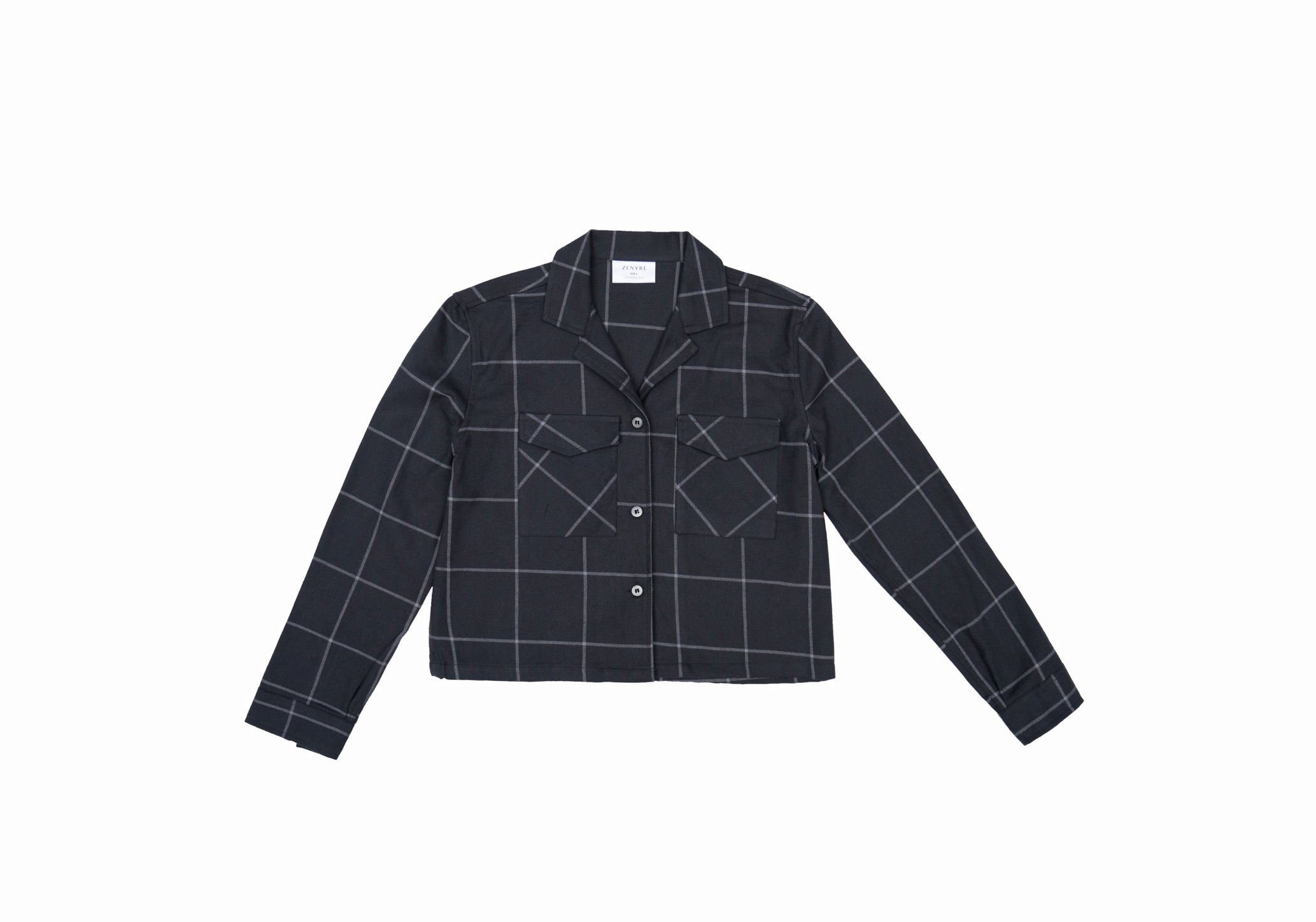 Grey Flannel Revere Cropped Shirt