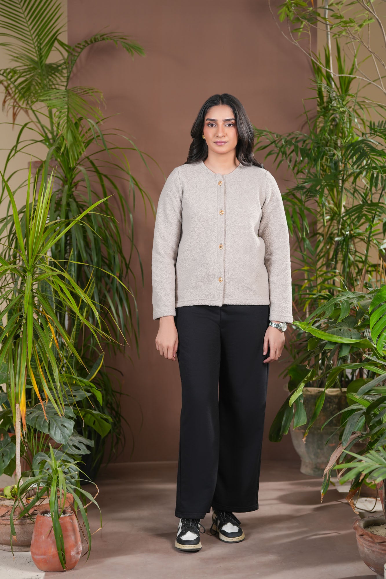 Black Interlock Pants