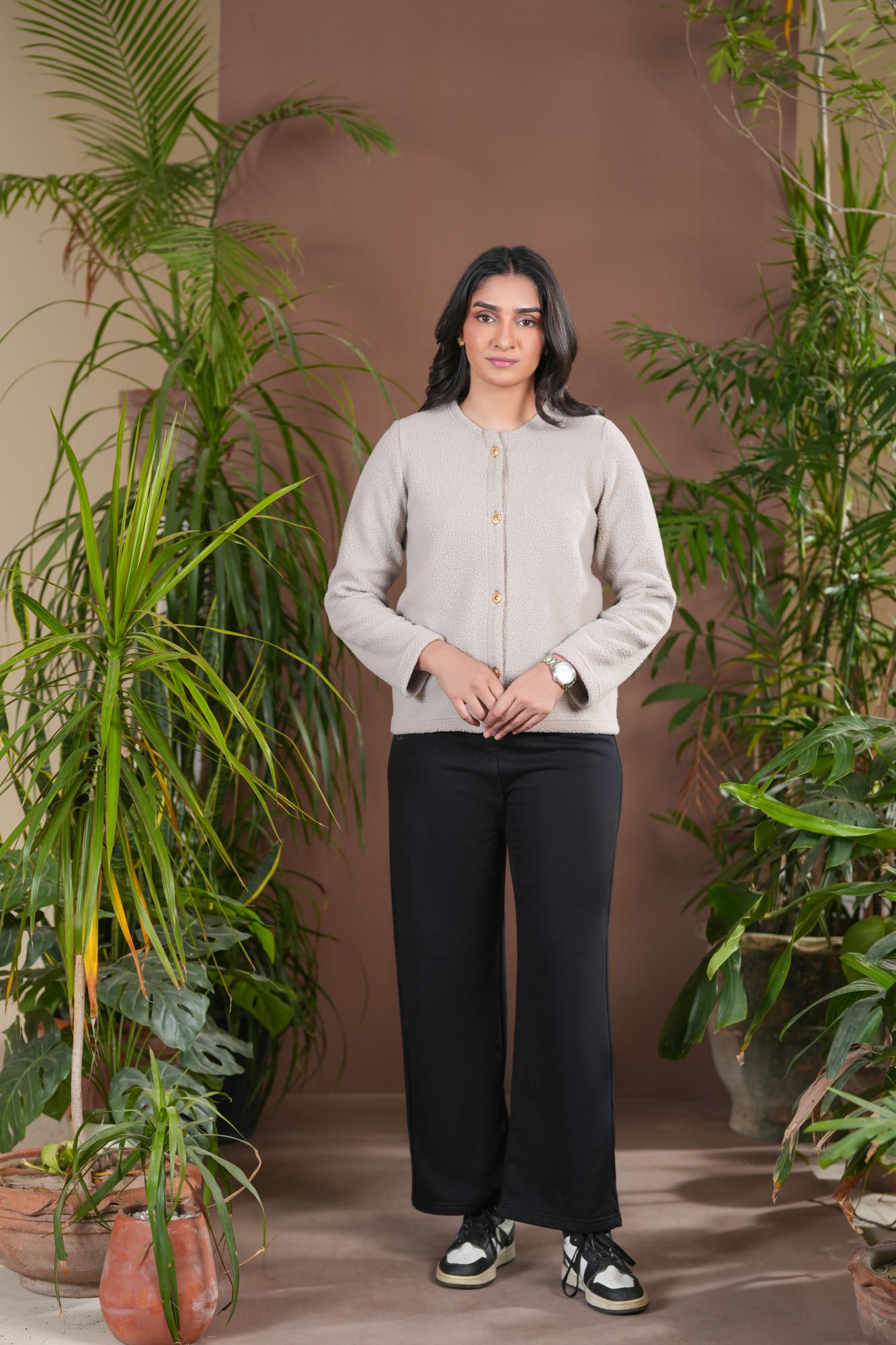 Black Interlock Pants