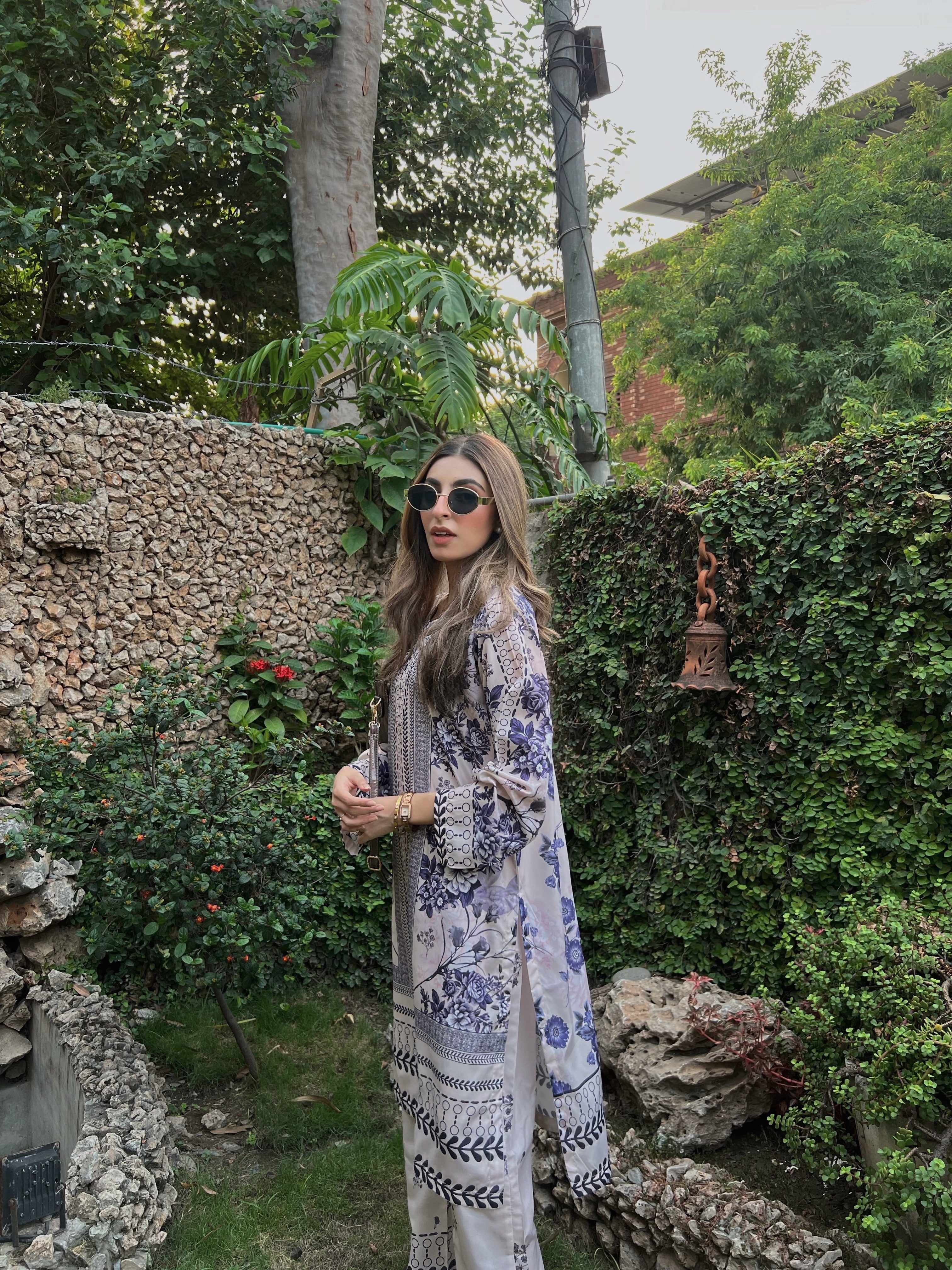 Indigo Stripe - Printed Set